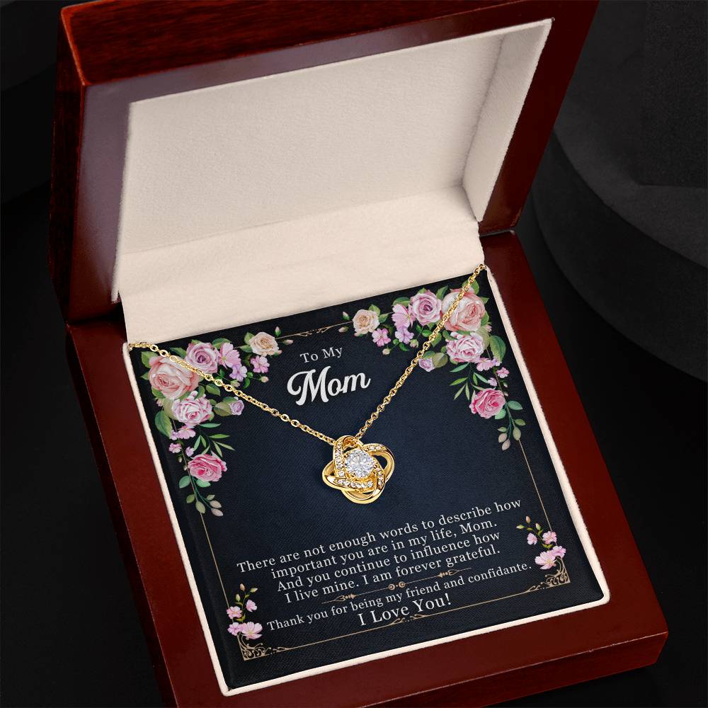 Forever Grateful - Love Knot Necklace - Fallon Gifts