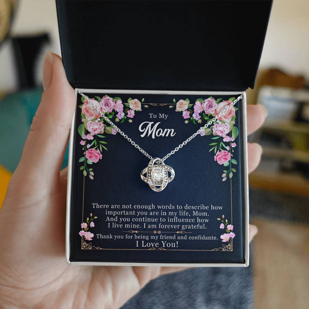 Forever Grateful - Love Knot Necklace - Fallon Gifts