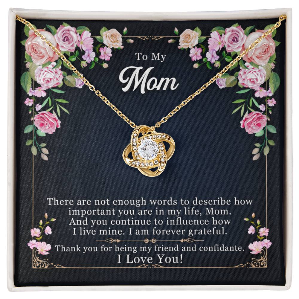 Forever Grateful - Love Knot Necklace - Fallon Gifts