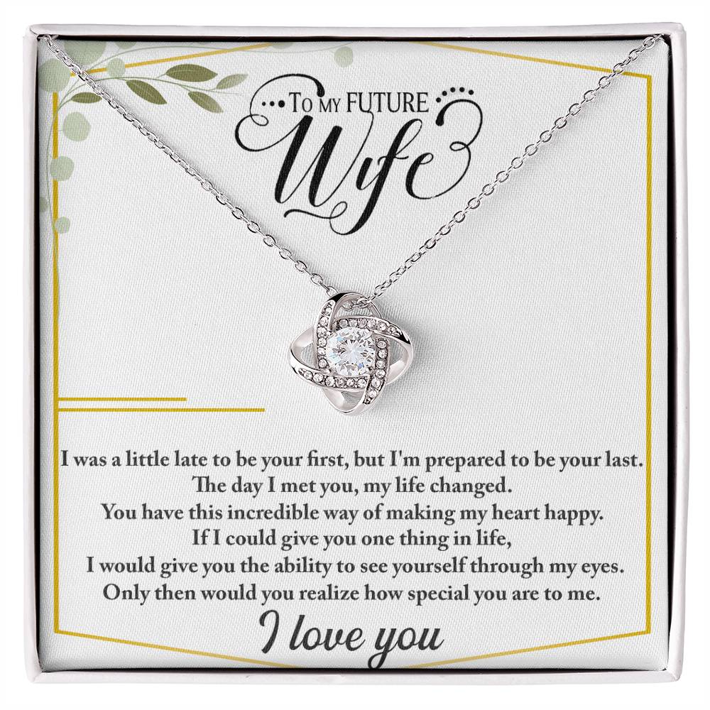 Future Wife - Love Knot Necklace - Fallon Gifts