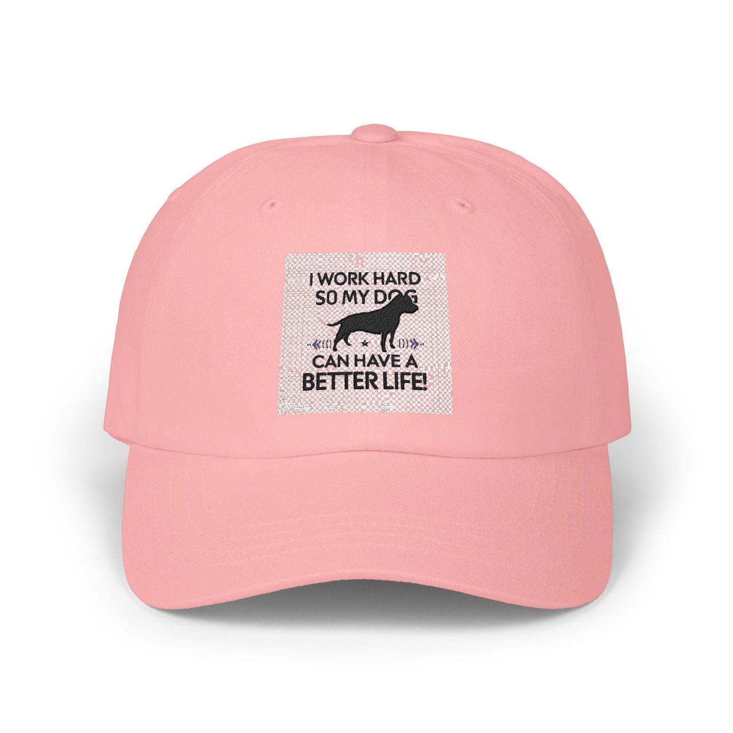 I Work Hard So My Dog Baseball Cap - Fallon Gifts