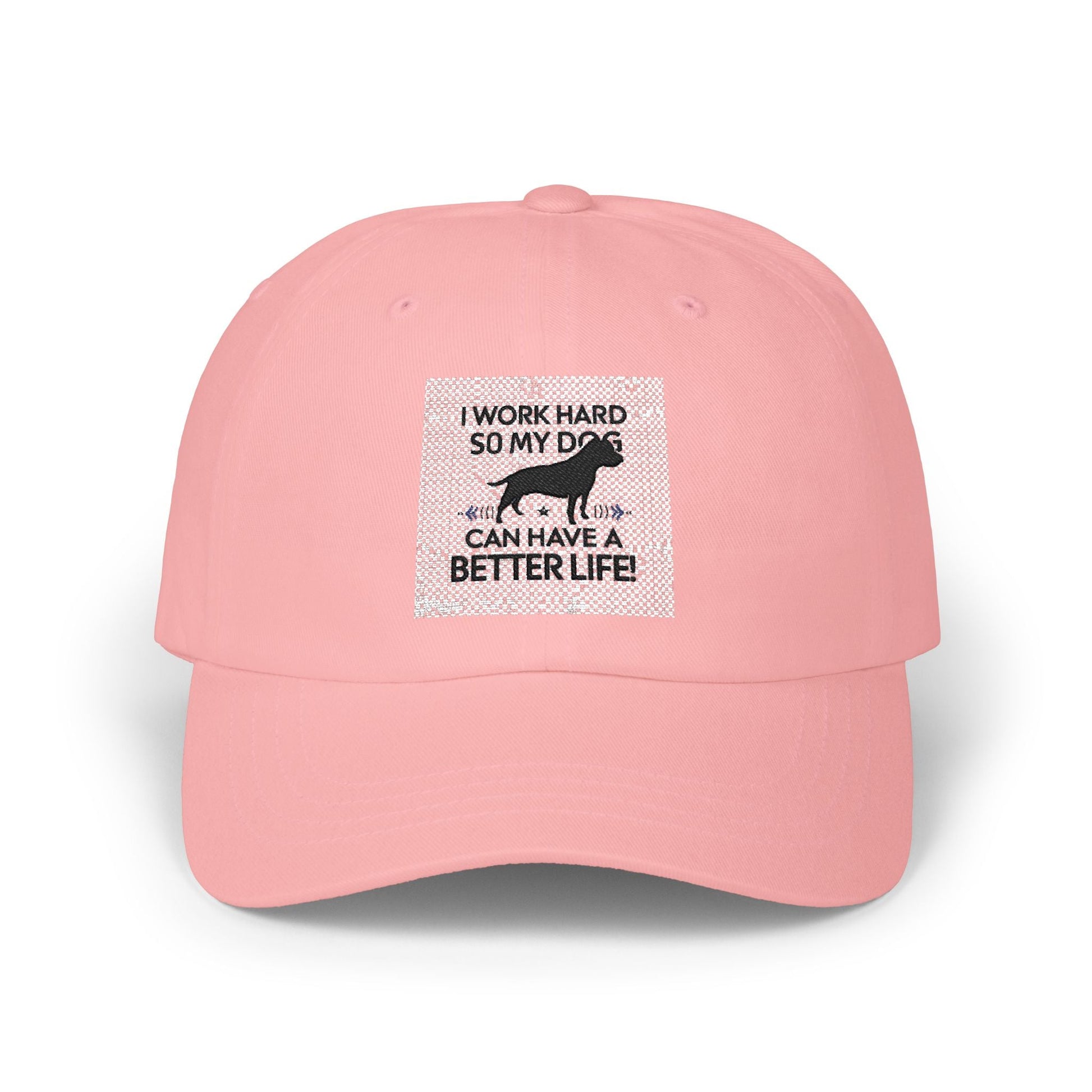 I Work Hard So My Dog Baseball Cap - Fallon Gifts