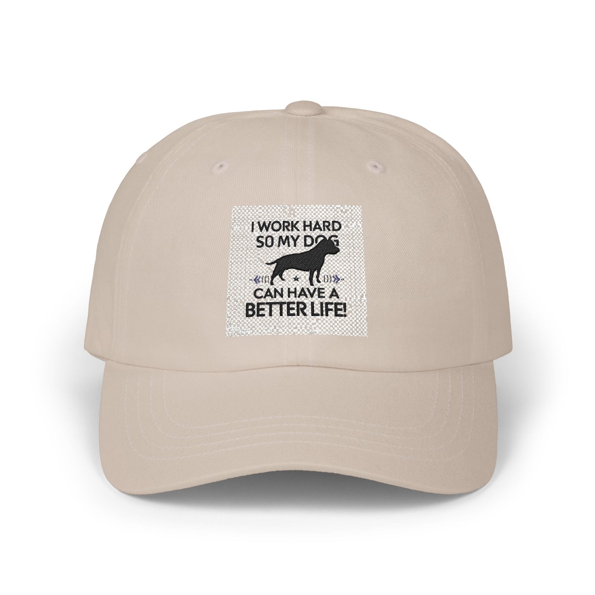 I Work Hard So My Dog Baseball Cap - Fallon Gifts