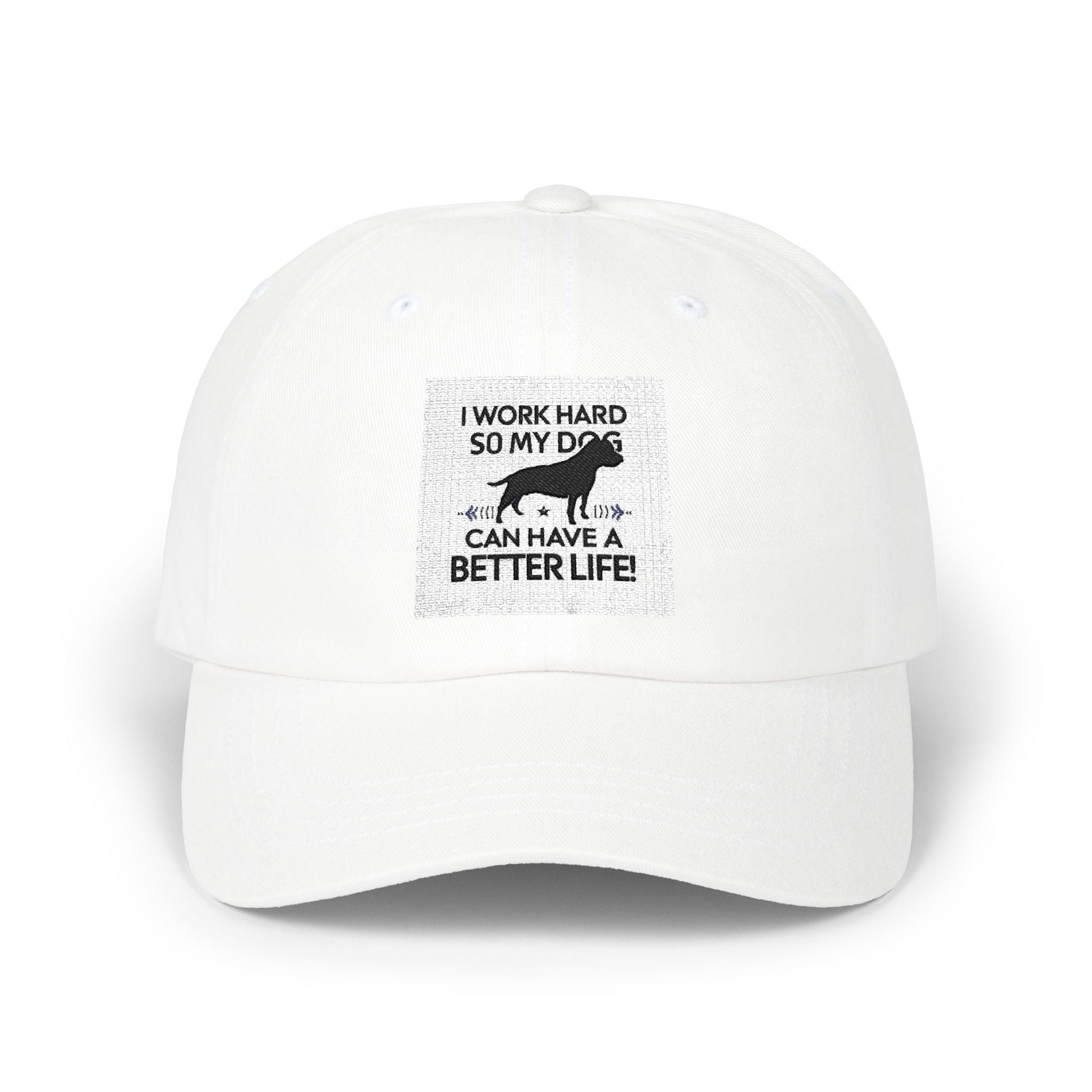 I Work Hard So My Dog Baseball Cap - Fallon Gifts