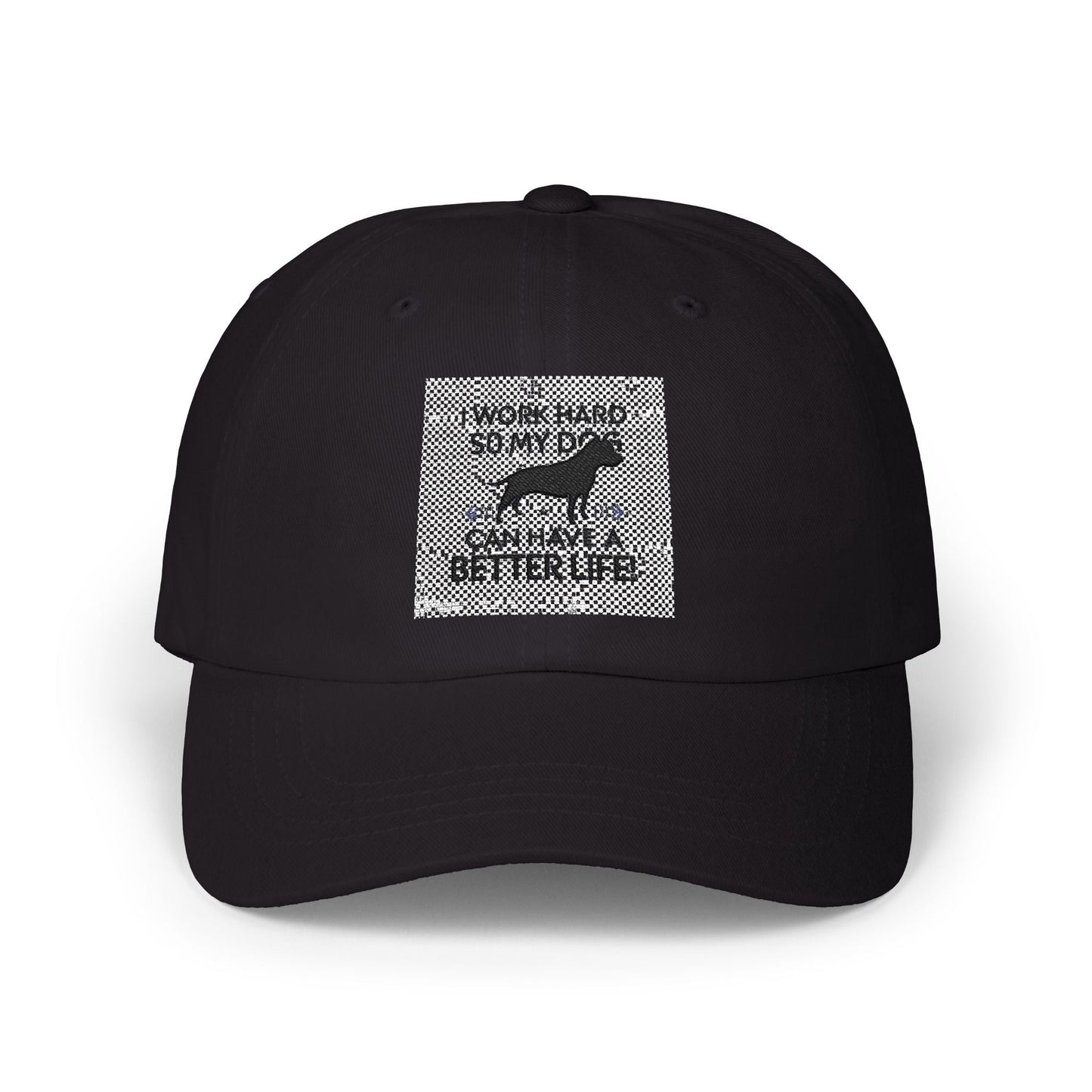 I Work Hard So My Dog Baseball Cap - Fallon Gifts