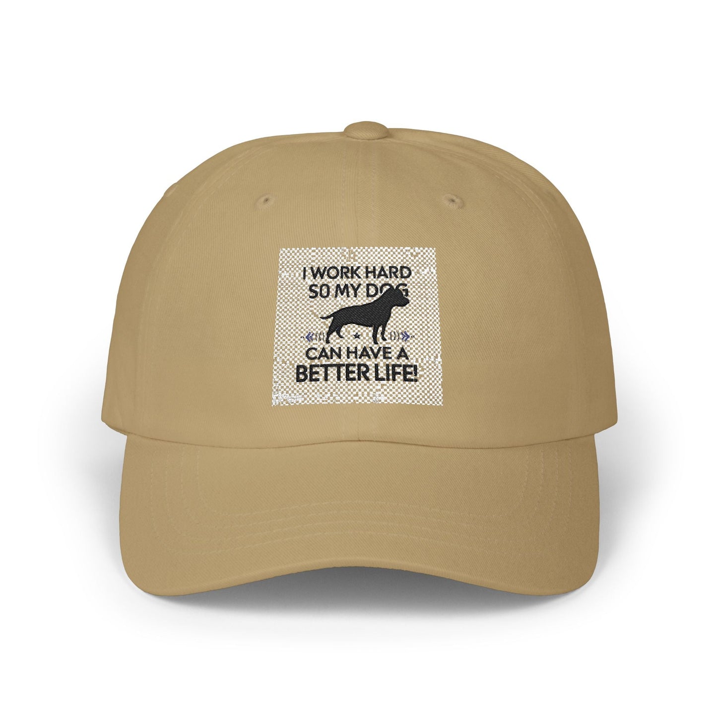 I Work Hard So My Dog Baseball Cap - Fallon Gifts