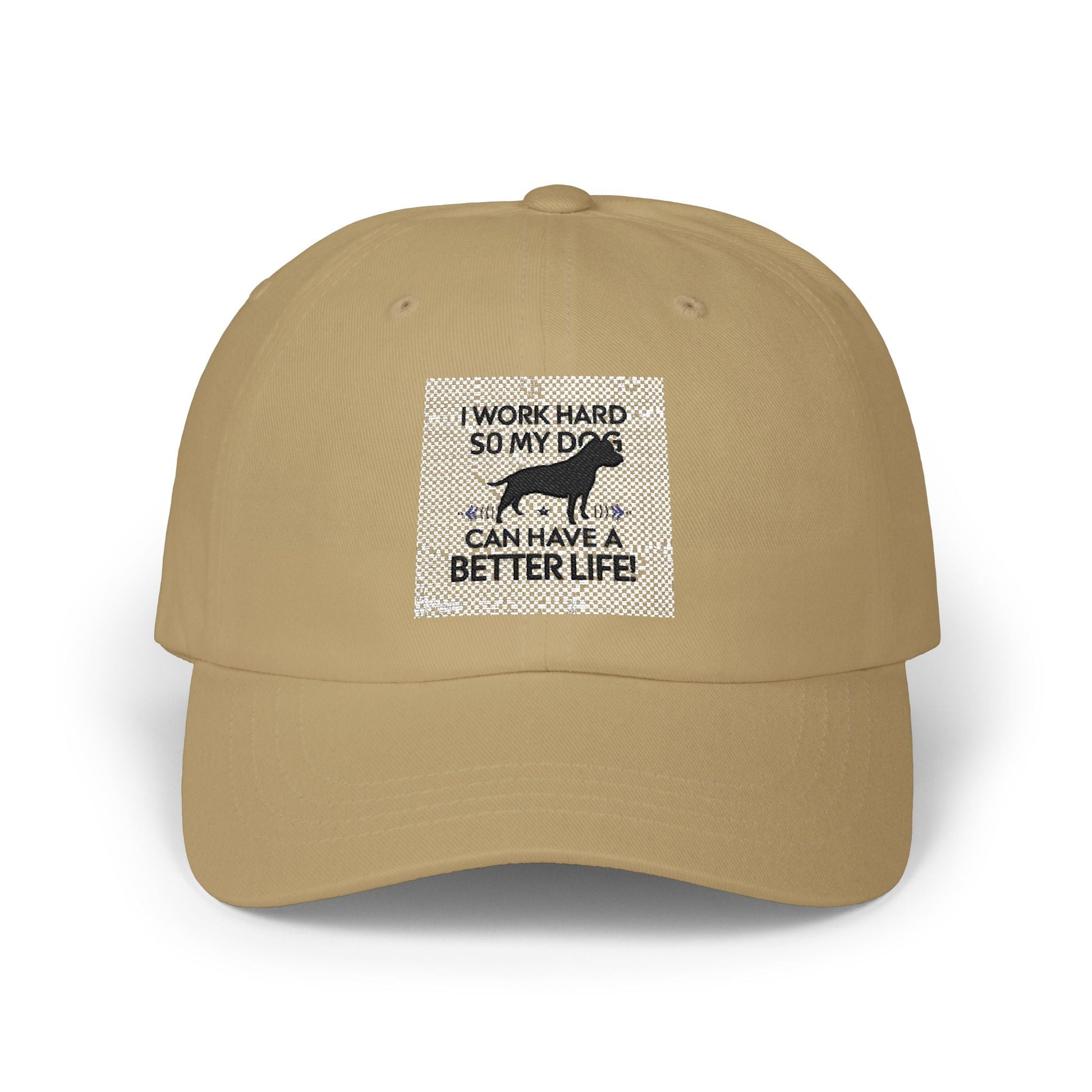 I Work Hard So My Dog Baseball Cap - Fallon Gifts