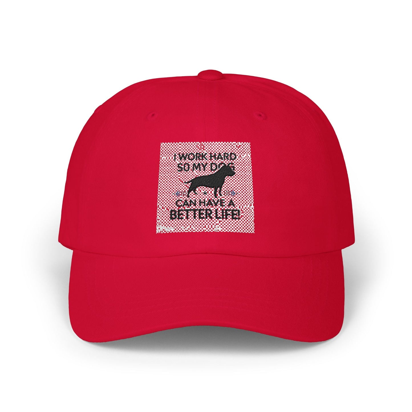I Work Hard So My Dog Baseball Cap - Fallon Gifts