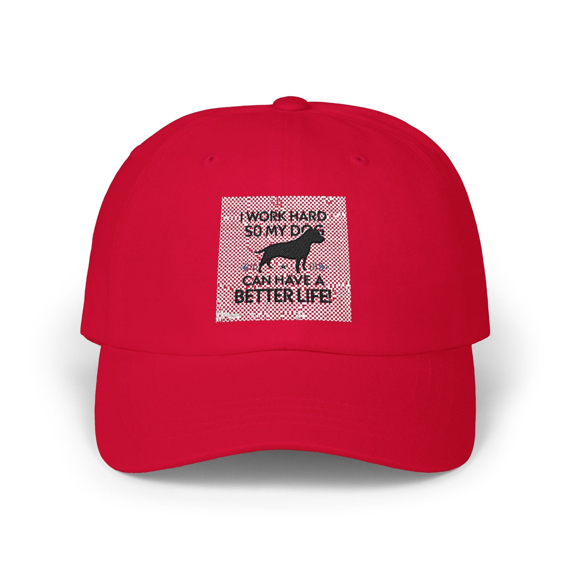 I Work Hard So My Dog Baseball Cap - Fallon Gifts