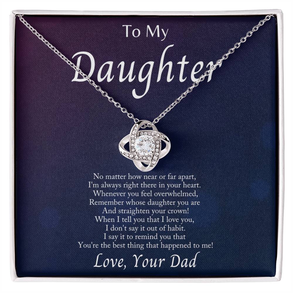 I'm Always With You Love Knot Necklace - Fallon Gifts