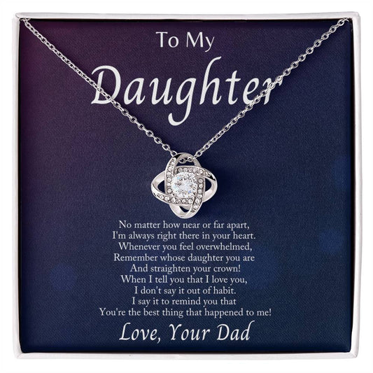 I'm Always With You Love Knot Necklace - Fallon Gifts