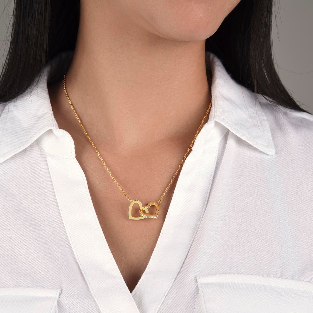 Interlocking Hearts Necklace - Fallon Gifts