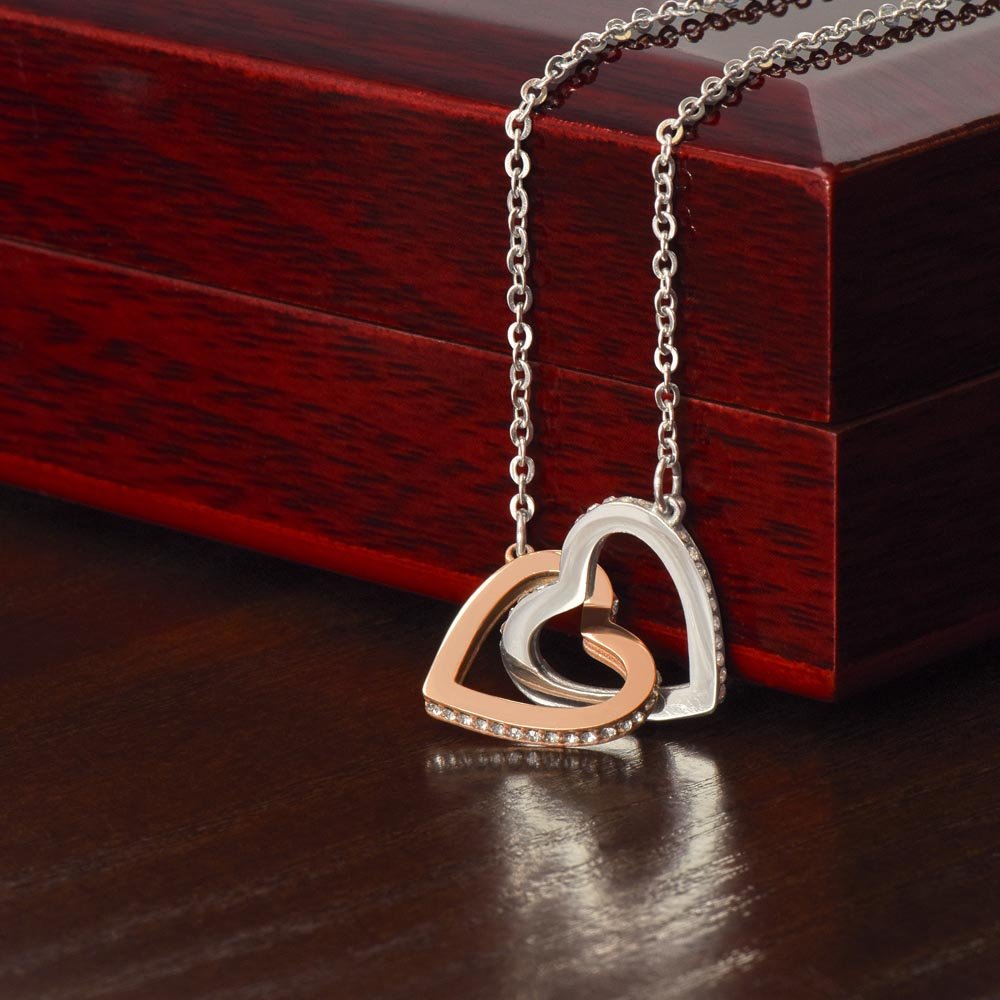 Interlocking Hearts Necklace - Fallon Gifts