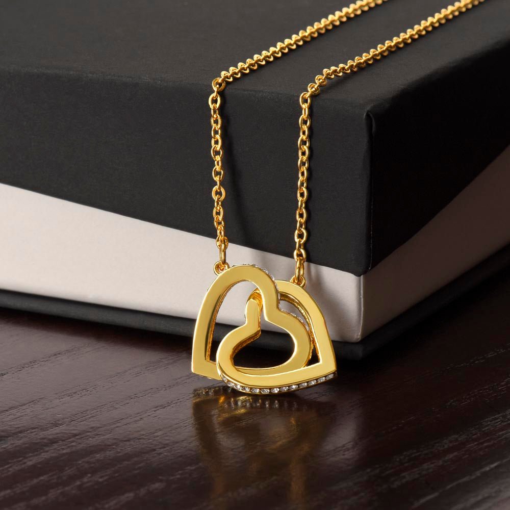 Interlocking Hearts Necklace - Fallon Gifts