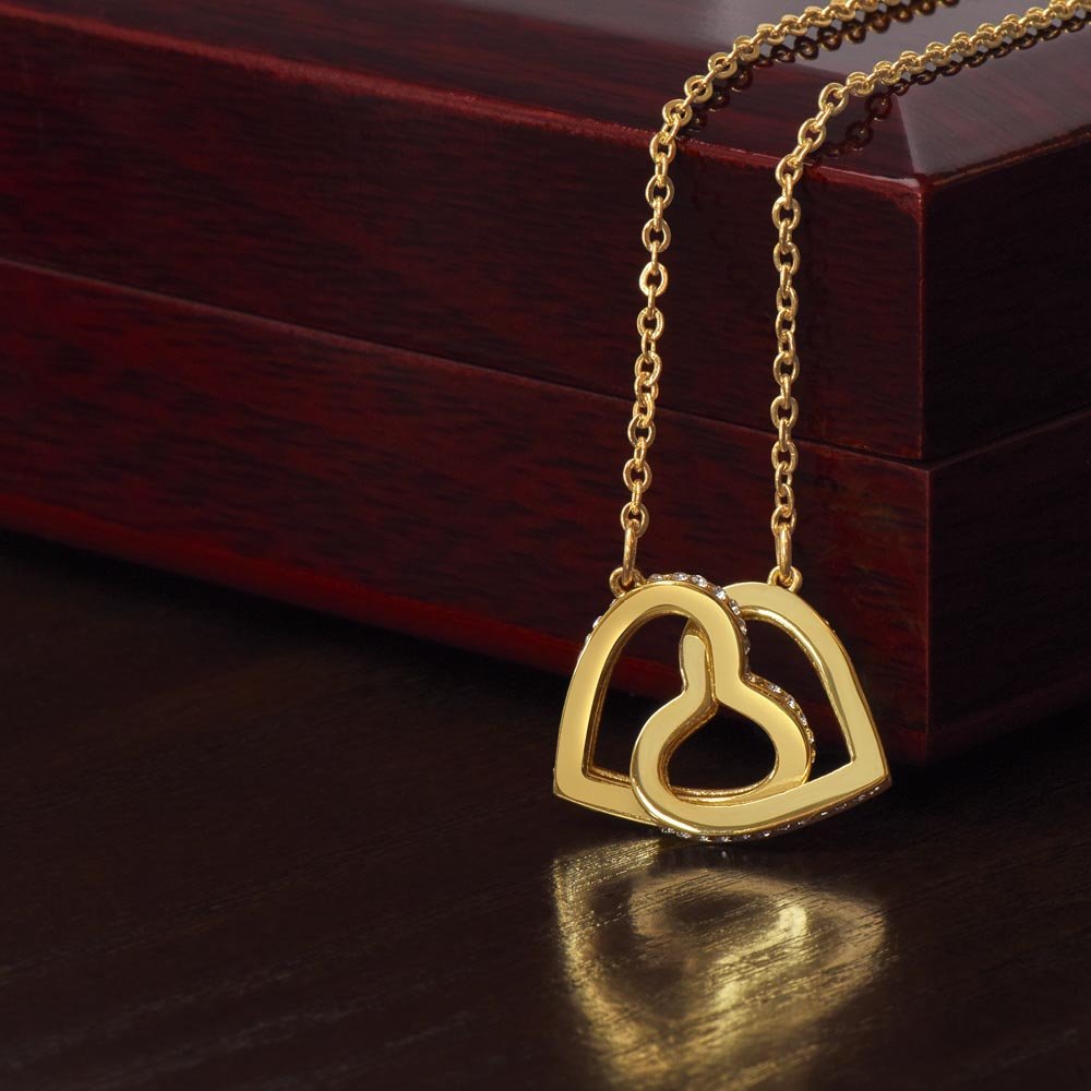 Interlocking Hearts Necklace - Fallon Gifts