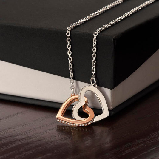 Interlocking Hearts Necklace - Fallon Gifts