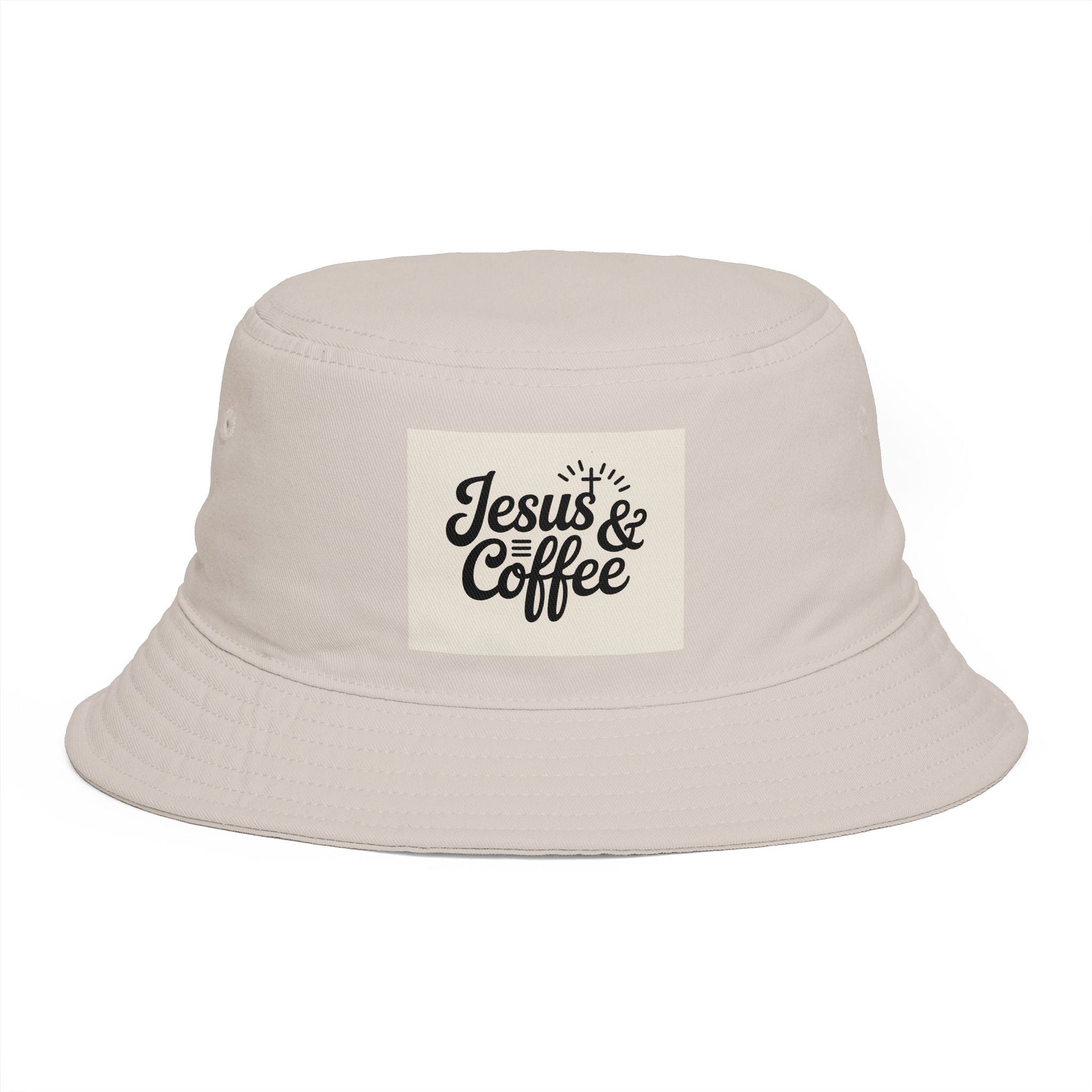 Jesus and Coffee Brown Faith - Inspired Bucket Hat - Fallon Gifts