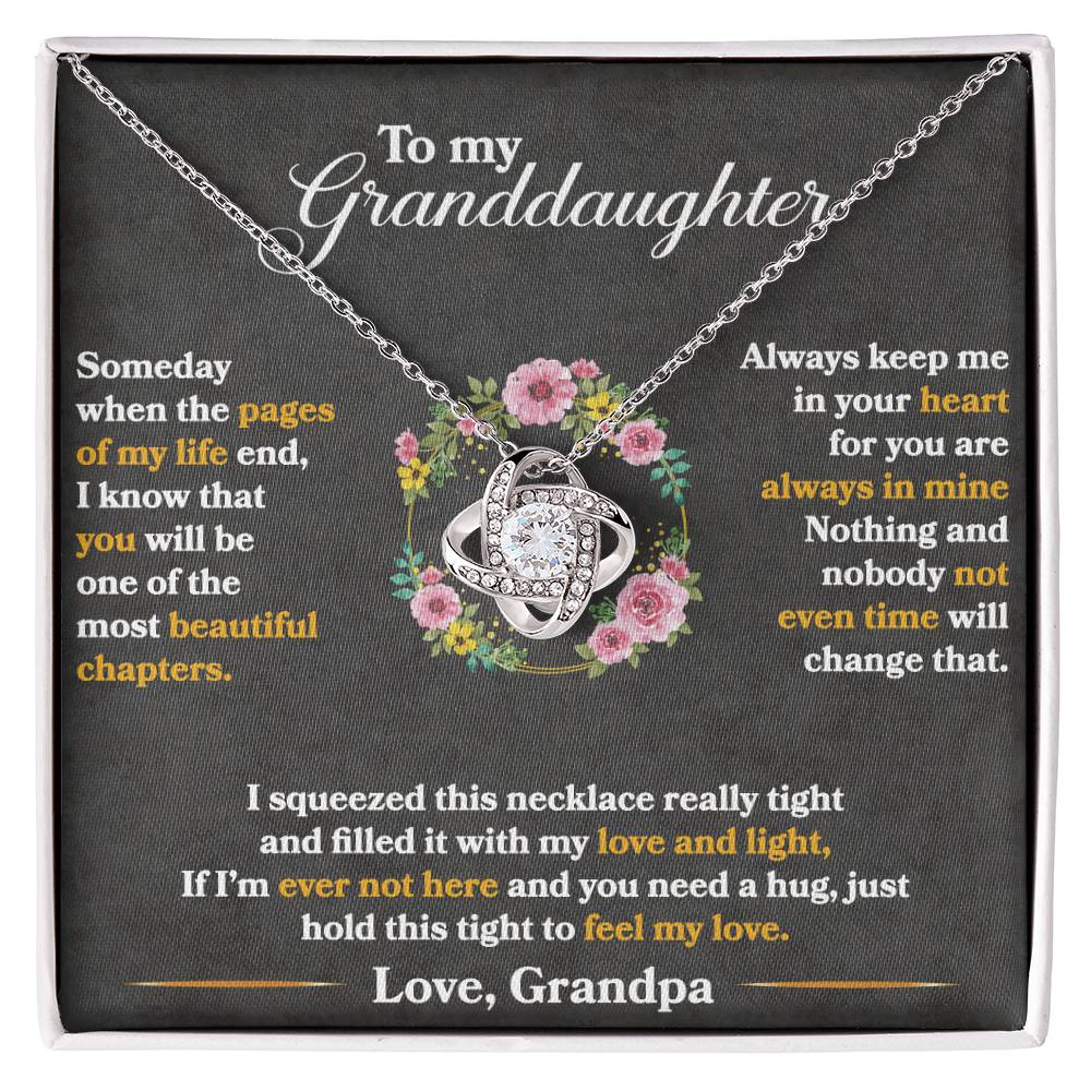 Keep Me In Your Heart - Love Knot Necklace - Fallon Gifts