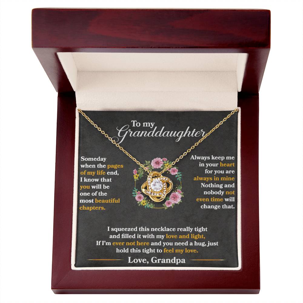 Keep Me In Your Heart - Love Knot Necklace - Fallon Gifts