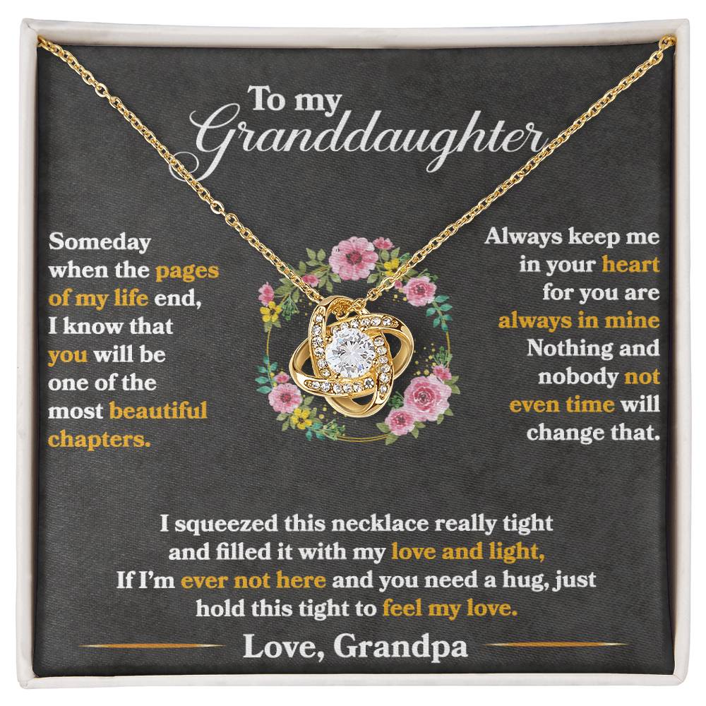Keep Me In Your Heart - Love Knot Necklace - Fallon Gifts