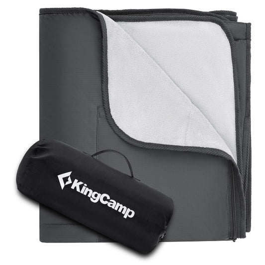 KingCamp Polyester Outdoor Blanket Waterproof Camping Blanket Beach Blanket Sandproof Beach Mat Stadium Blanket Travel Blanket Portable Picnic Blanket for Park Grass Concert Sports 82 X 58 in - Fallon Gifts