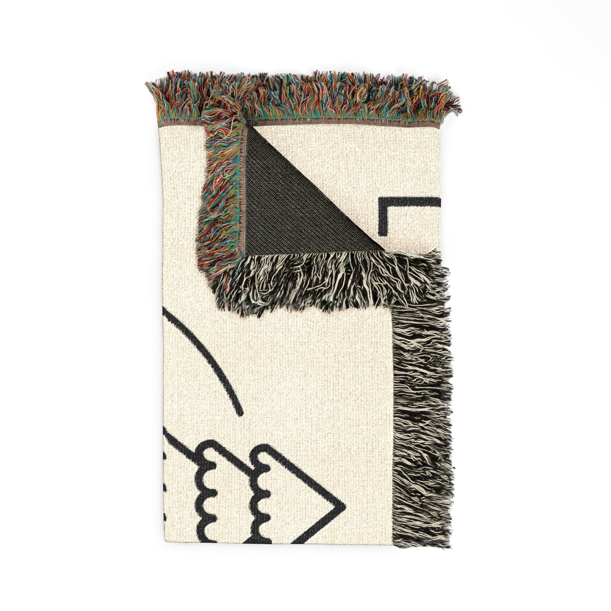 Let It Snow Holiday Tree Woven Blanket - Fallon Gifts