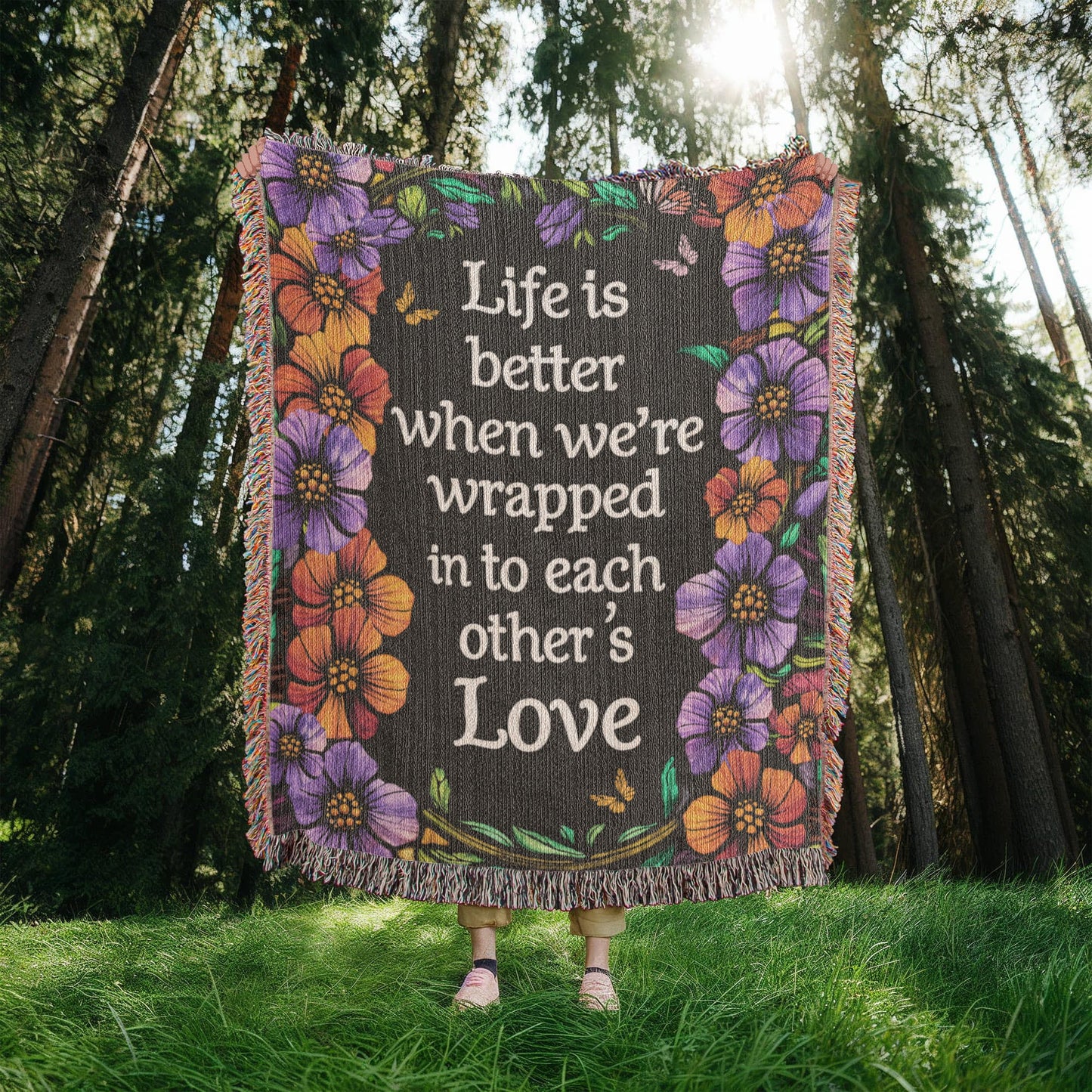 Life is Better With You - Heirloom Blanket - Fallon Gifts