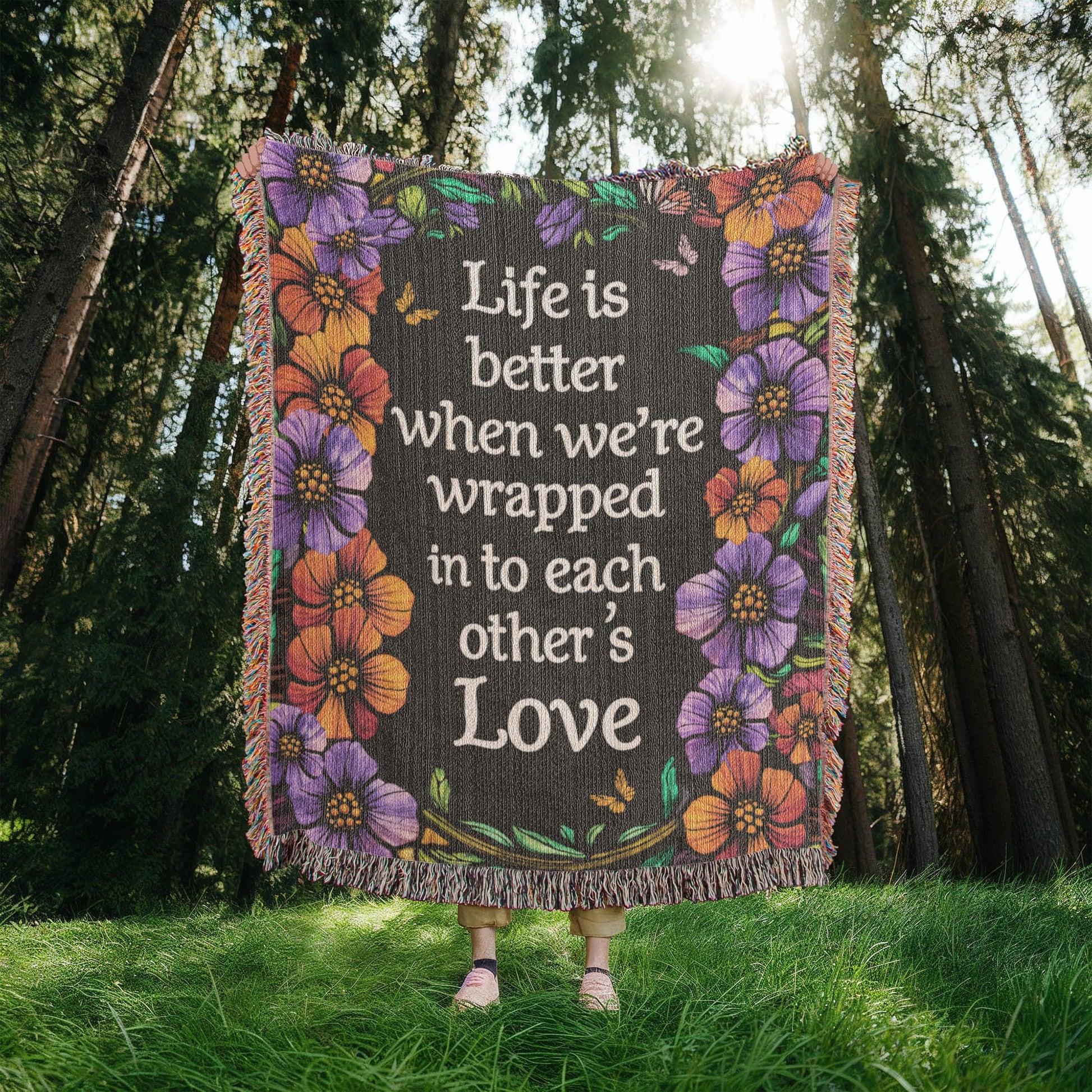 Life is Better With You - Heirloom Blanket - Fallon Gifts