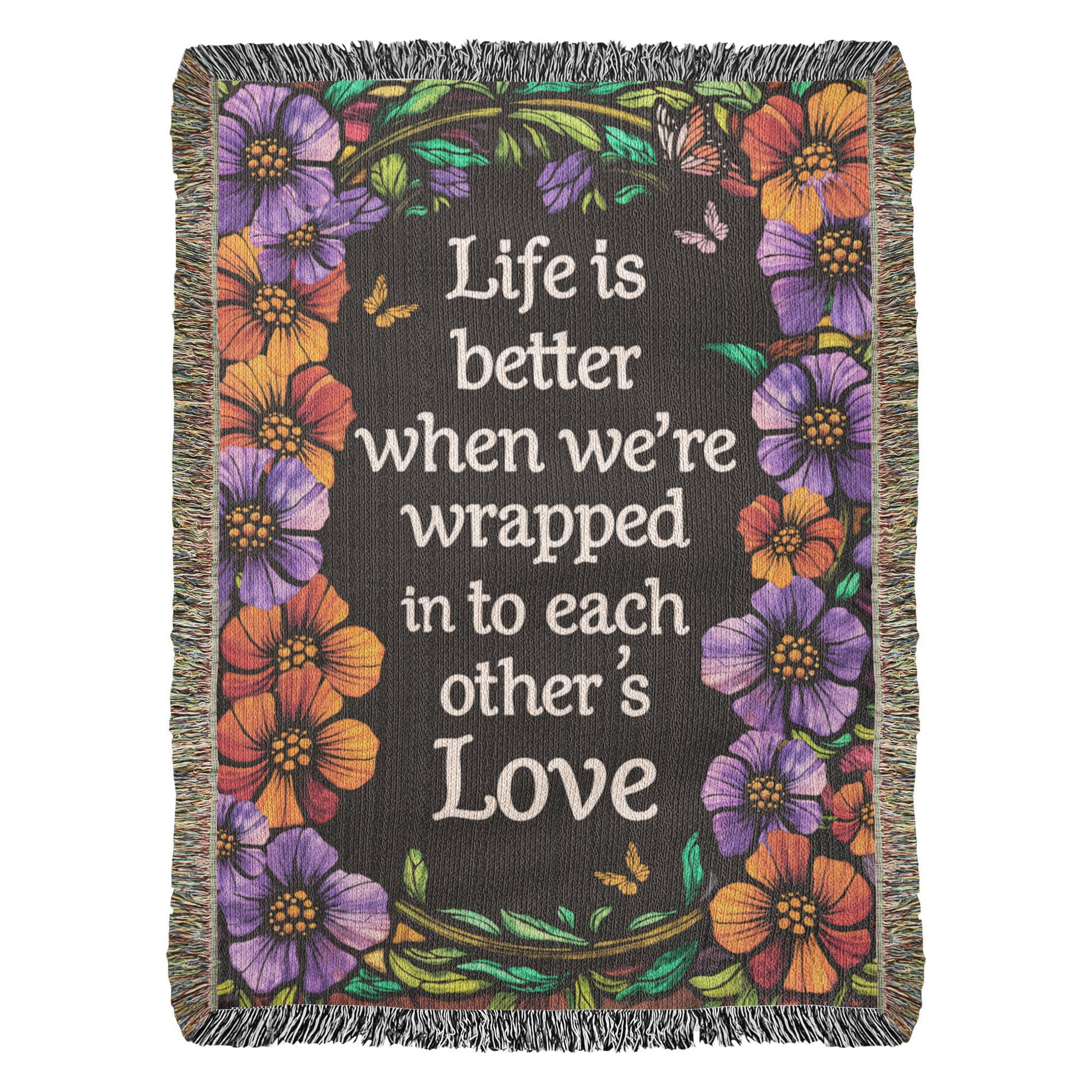 Life is Better With You - Heirloom Blanket - Fallon Gifts