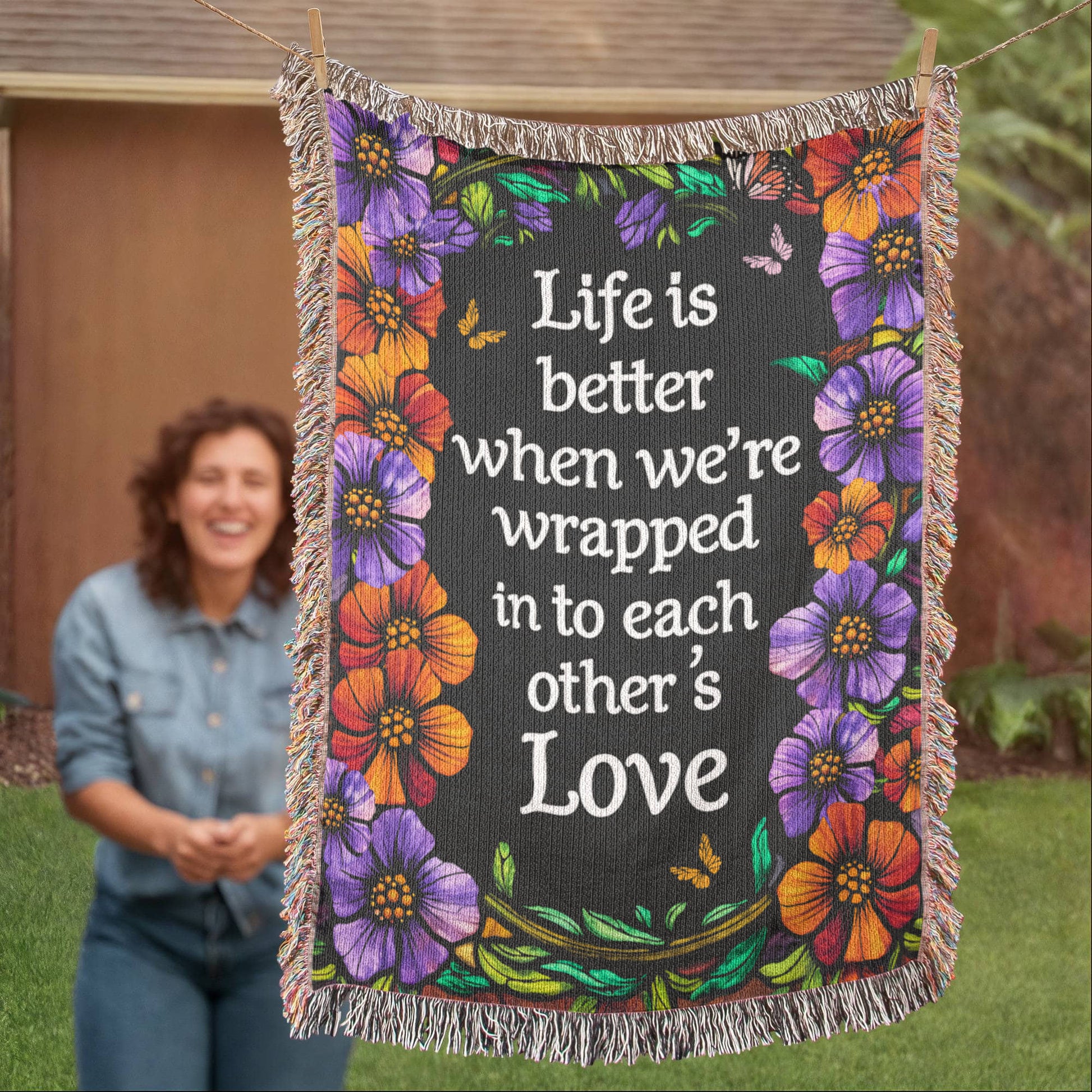 Life is Better With You - Heirloom Blanket - Fallon Gifts