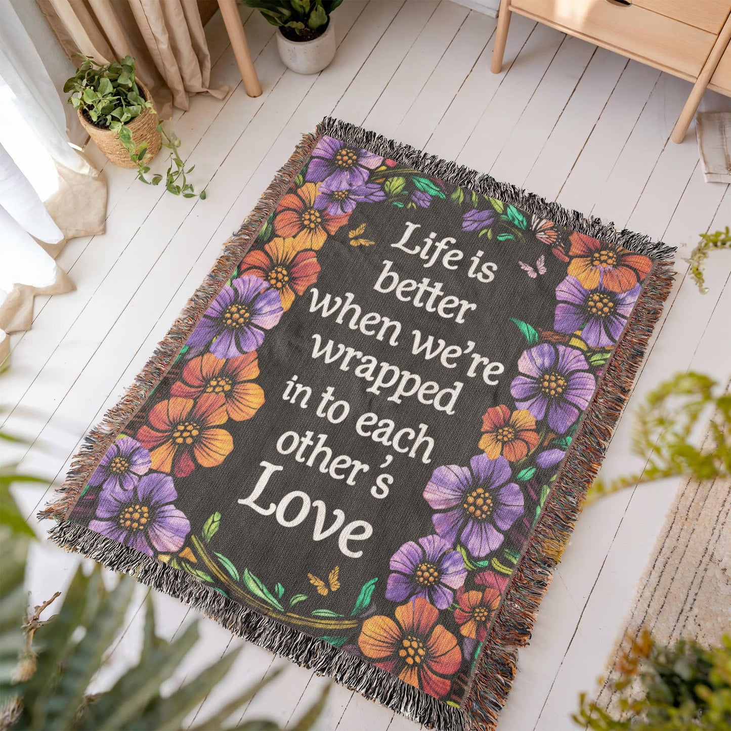 Life is Better With You - Heirloom Blanket - Fallon Gifts