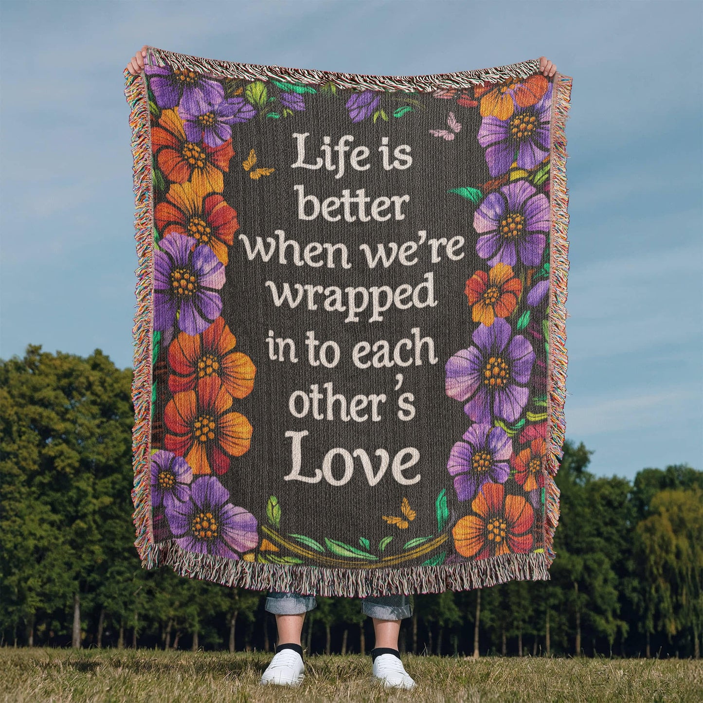 Life is Better With You - Heirloom Blanket - Fallon Gifts