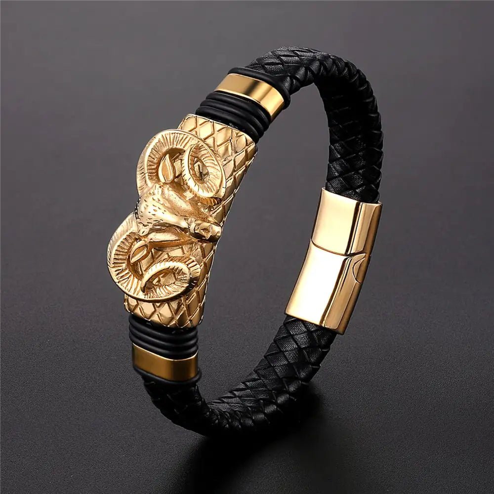 Men's Constellation Stainless Steel Braided Bracelet - Fallon Gifts