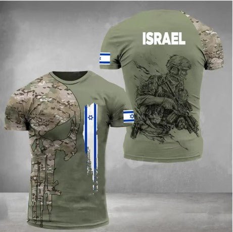 Military Printed 3dT-Shirt - Fallon Gifts