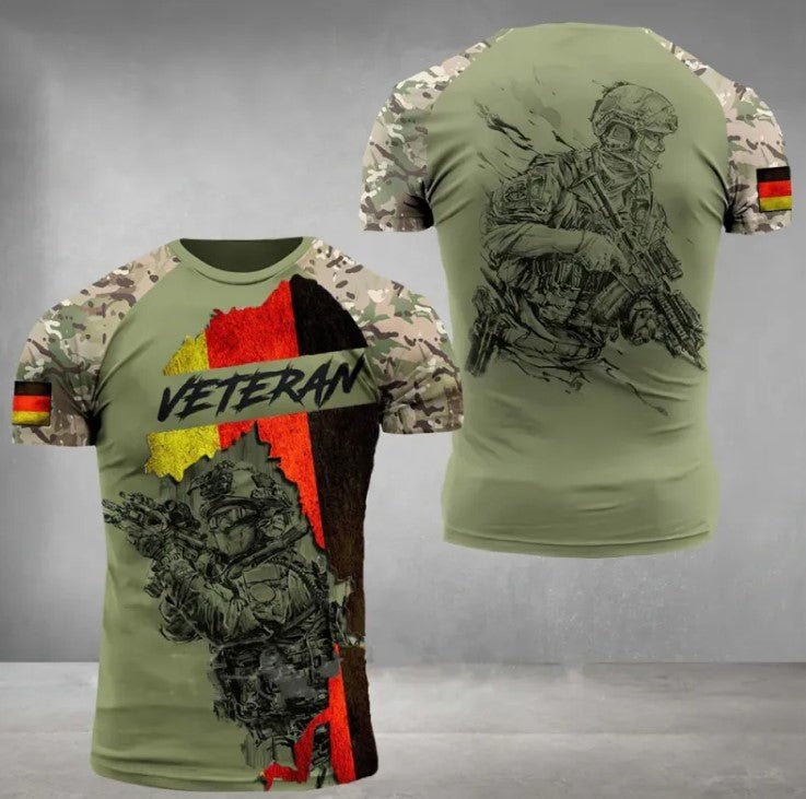 Military Printed 3dT-Shirt - Fallon Gifts