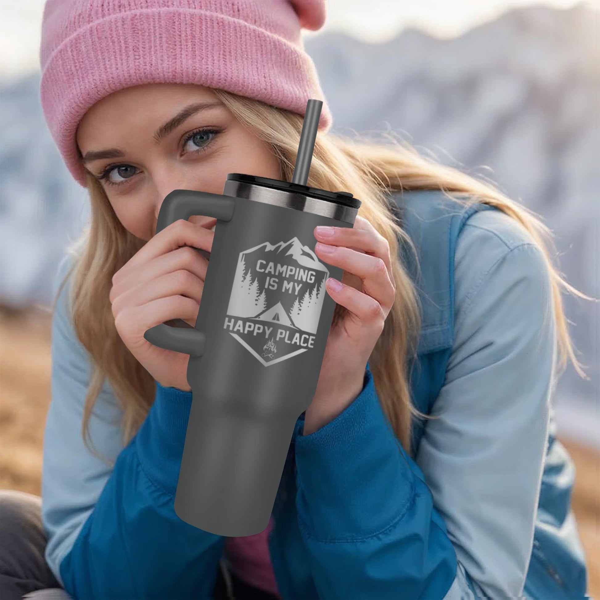 My Happy Place - Tumbler - Fallon Gifts