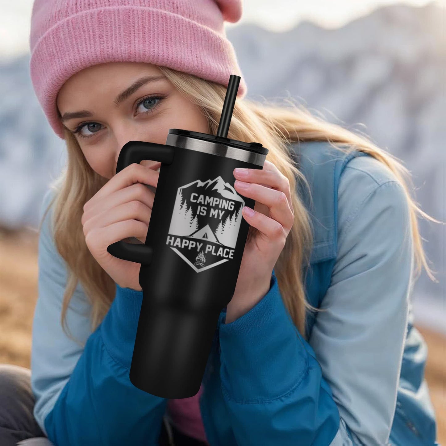 My Happy Place - Tumbler - Fallon Gifts