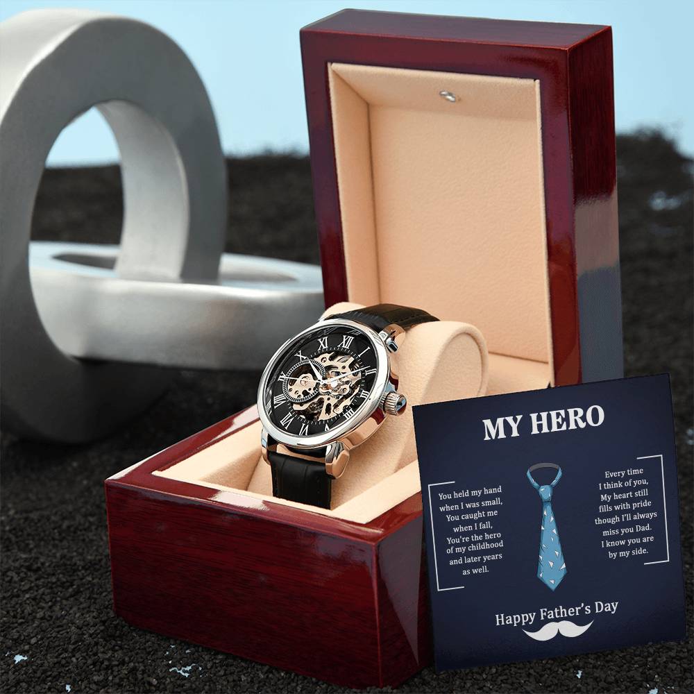 My Hero Dad - Openwork Watch - Fallon Gifts