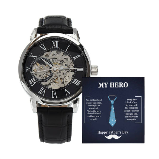 My Hero Dad - Openwork Watch - Fallon Gifts