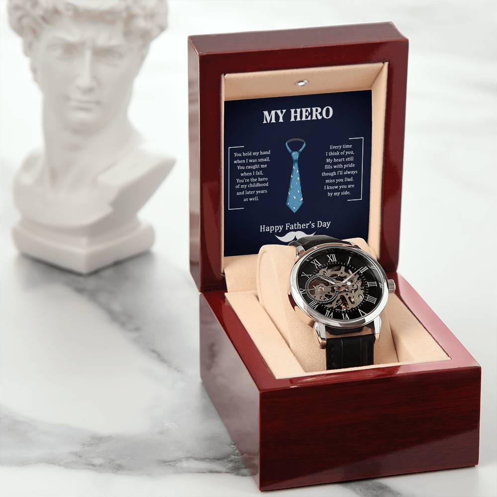 My Hero Dad - Openwork Watch - Fallon Gifts