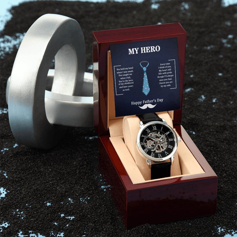 My Hero Dad - Openwork Watch - Fallon Gifts