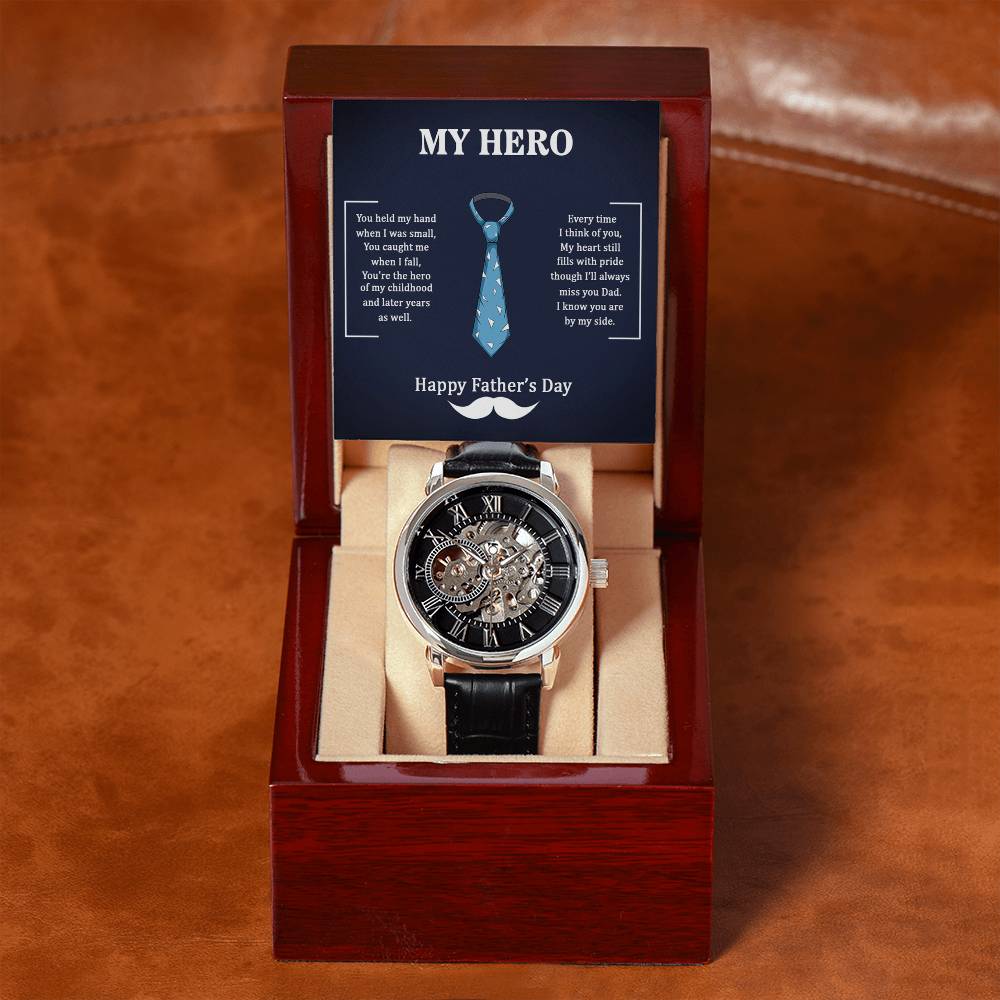 My Hero Dad - Openwork Watch - Fallon Gifts