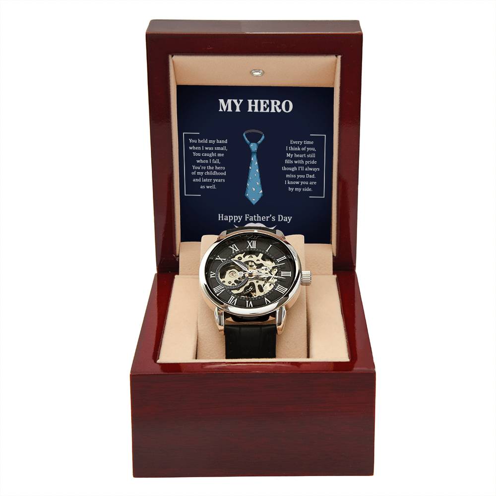 My Hero Dad - Openwork Watch - Fallon Gifts