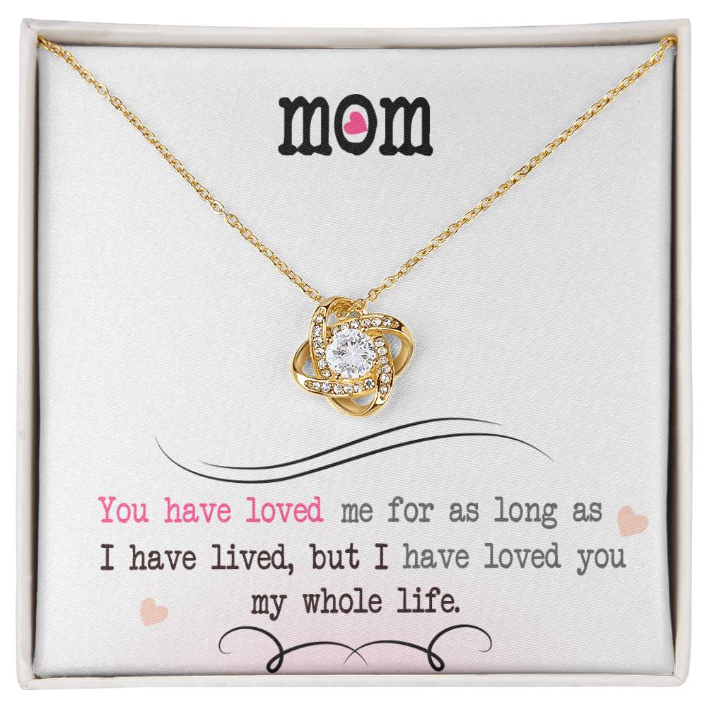 My Whole Life - Love Knot Necklace - Fallon Gifts