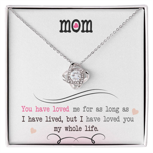 My Whole Life - Love Knot Necklace - Fallon Gifts