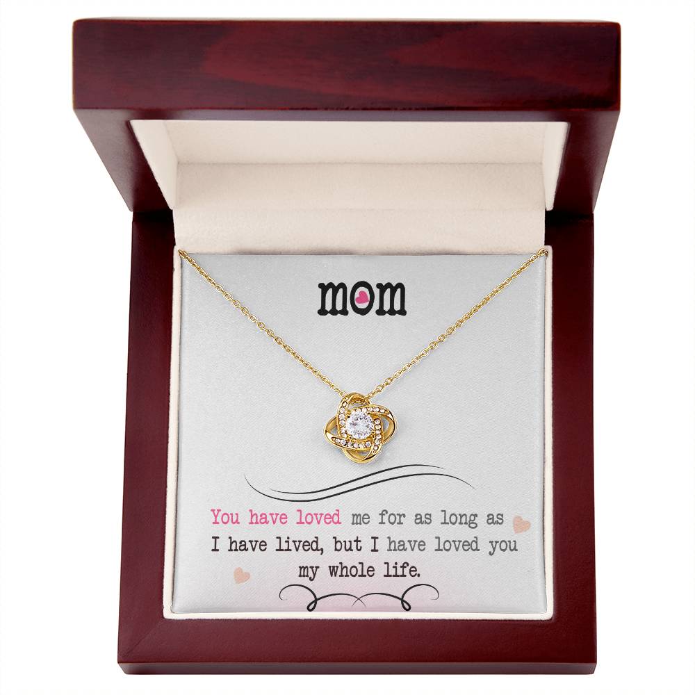 My Whole Life - Love Knot Necklace - Fallon Gifts