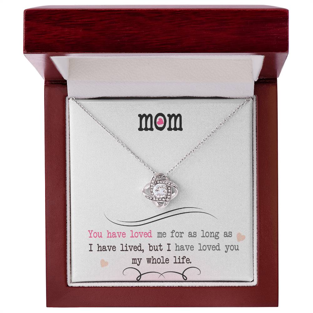 My Whole Life - Love Knot Necklace - Fallon Gifts