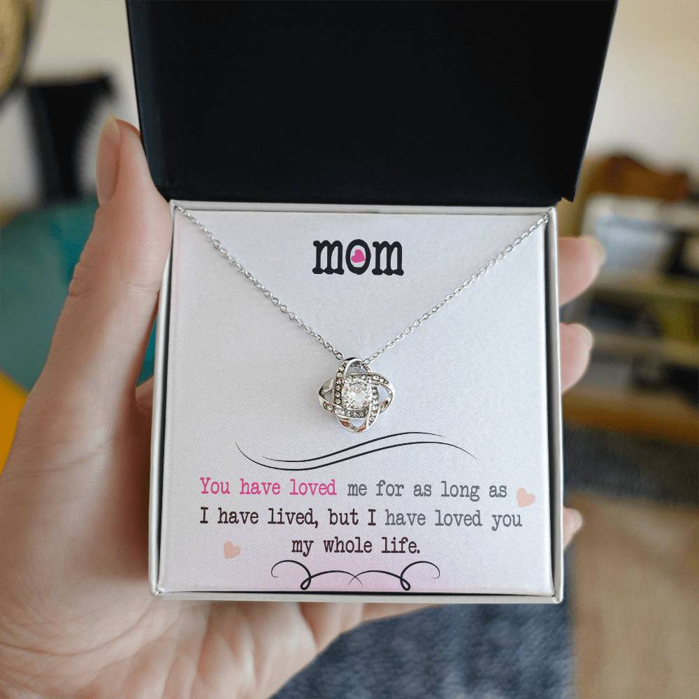 My Whole Life - Love Knot Necklace - Fallon Gifts