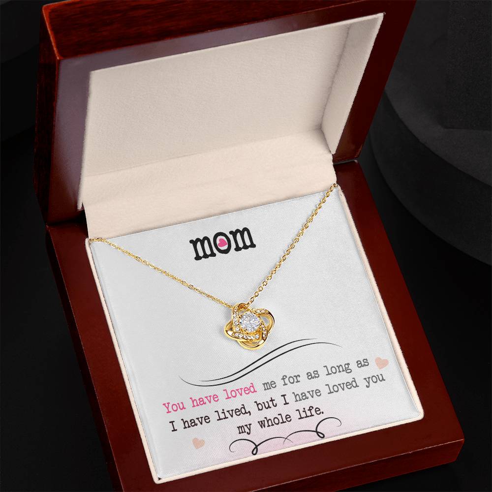 My Whole Life - Love Knot Necklace - Fallon Gifts