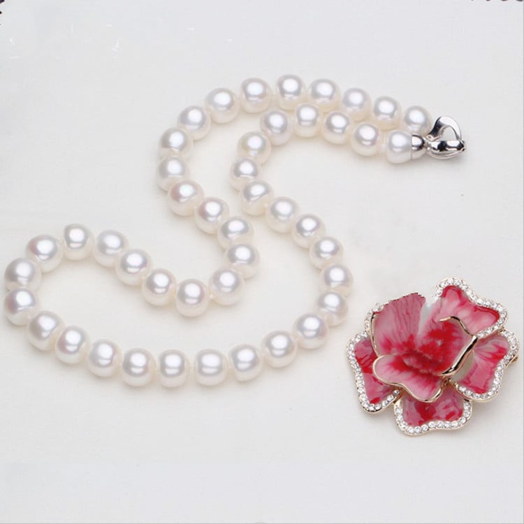 Natural Freshwater Pearl Necklace Jewelry - Fallon Gifts